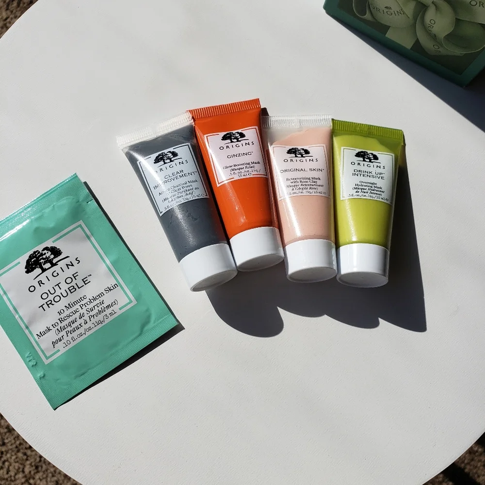 Origins Skincare Bundle Travel Size 5 Piece Set New